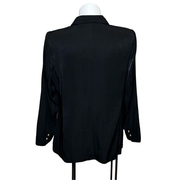 G.I.L.I. New black single button blazer size 18W - Picture 7 of 16